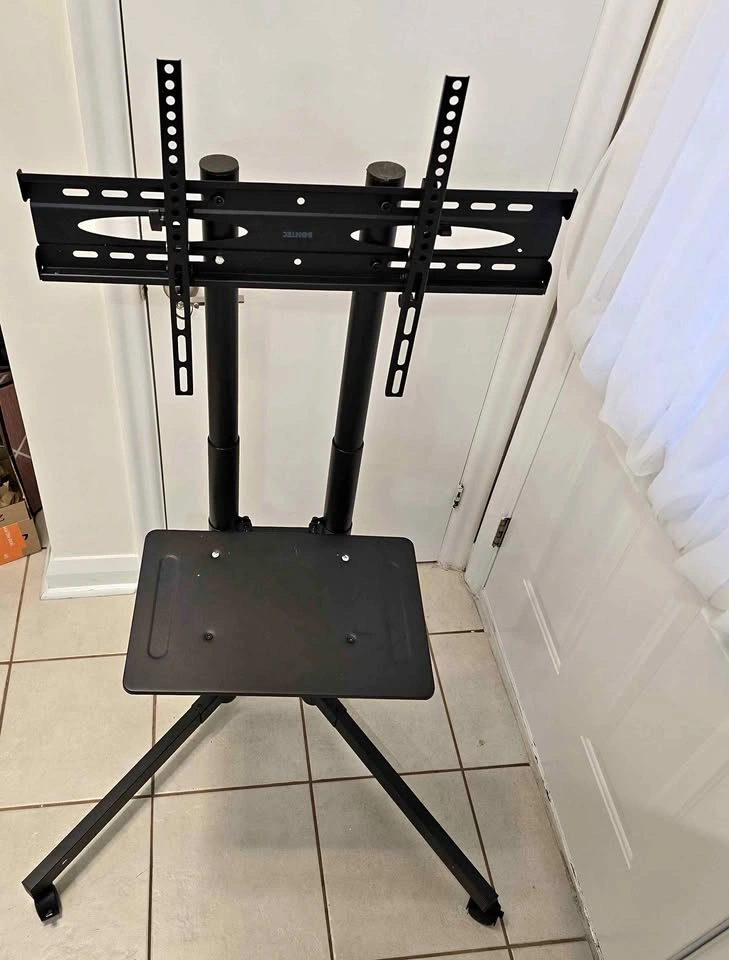 BONTEC Mobile TV Stand on Wheels (32"-85")