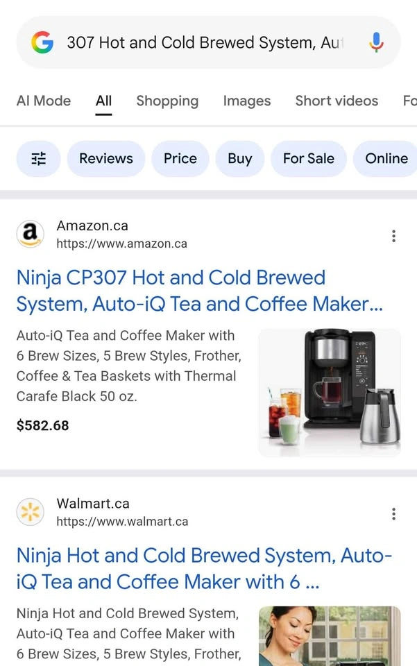 Ninja CP307 Hot and Cold Brewed System - photo 5