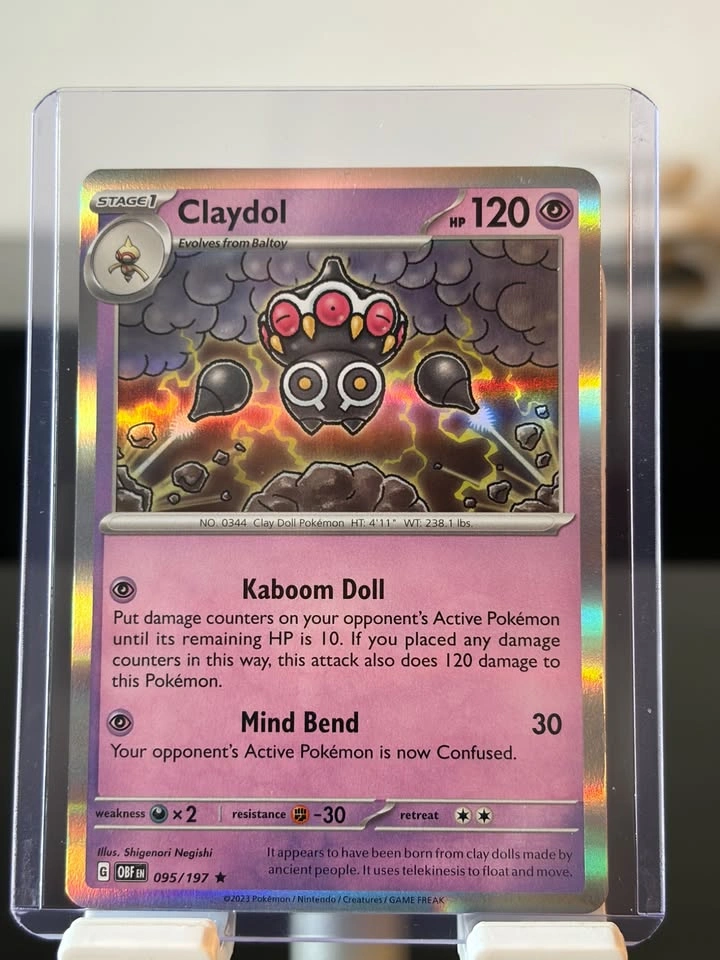 Claydol [Holo] #95 | Pokemon Obsidian Flames