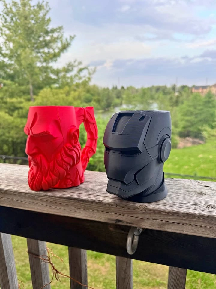 Kratos Head Can Holder / Beer mug