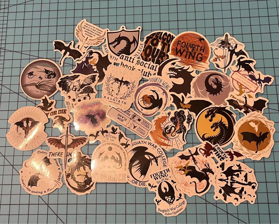 Book Stickers - Fourth Wing, Spicy & Cute - photo 2