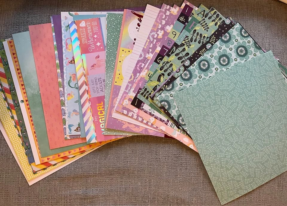 Scrapbooking 12x12 Sheets - 200+ Sheets - photo 2