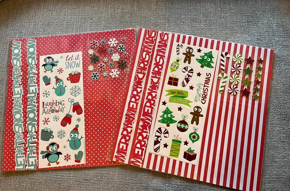 Christmas Theme Scrapbooking Paper 12x12 - photo 2