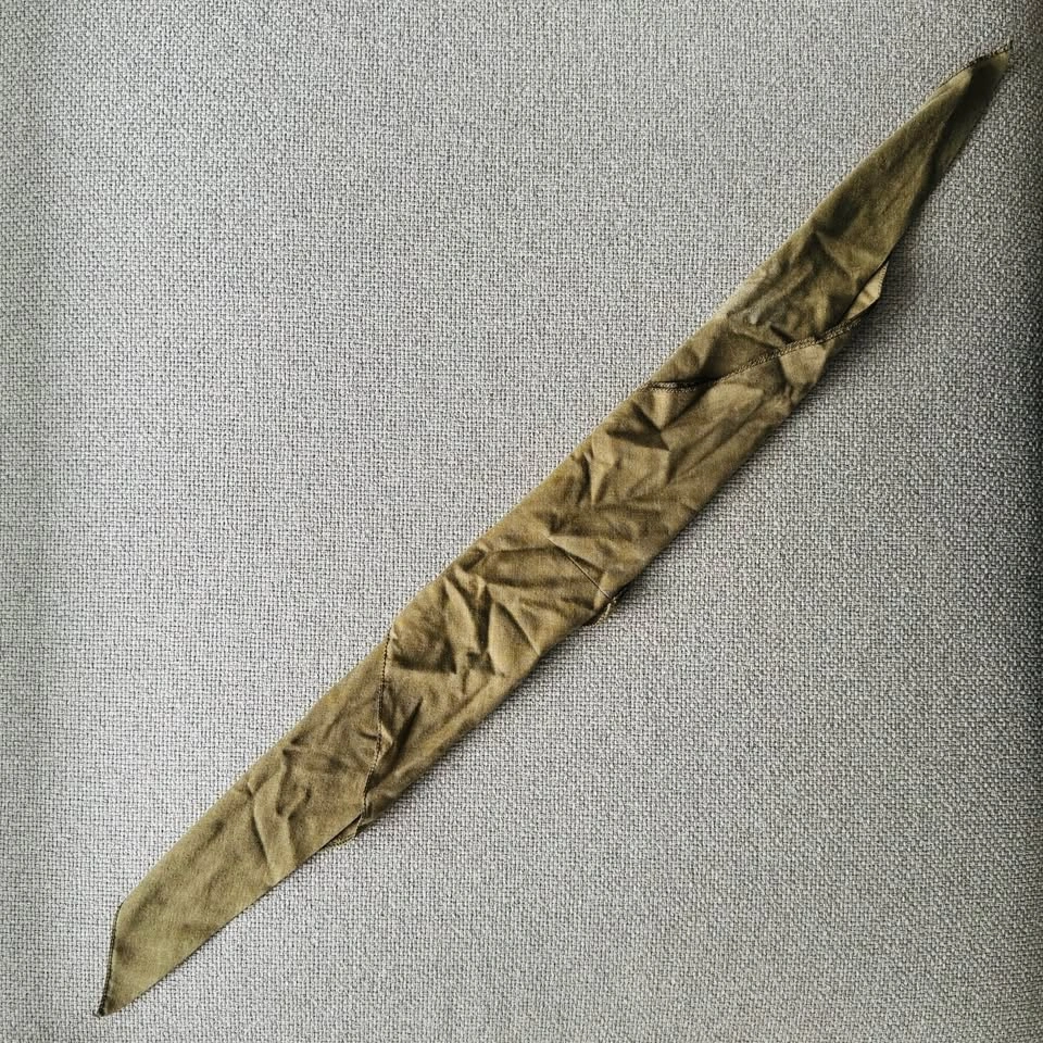 Olive Green Bandana with Print 🏈 - photo 2