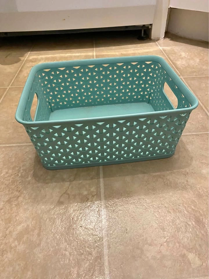 Blue Organizer Basket