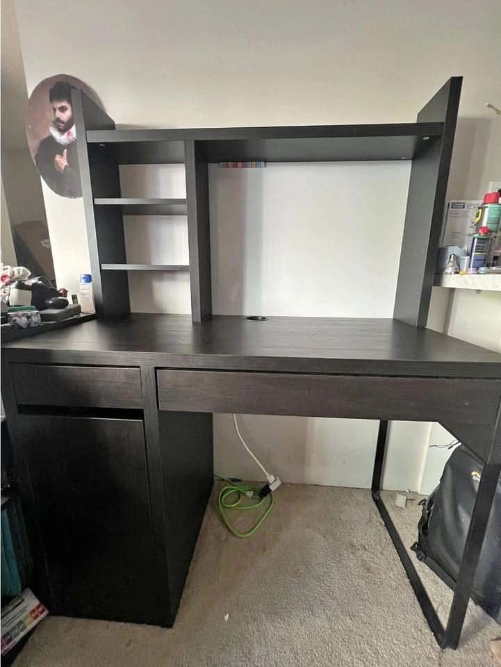 Ikea Micke Desk with Hutch