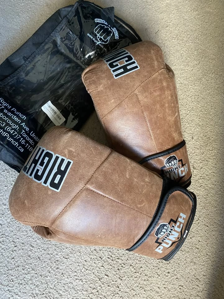 16oz Cowhide Leather Sparring Gloves