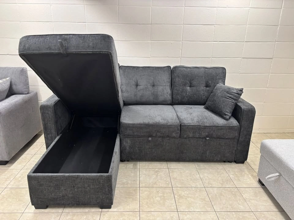 Brand New Sofa bed with Storage and Reversible Chaise Two pillow - photo 4