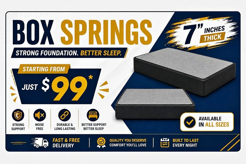 Brand new Box Springs on Sale!!