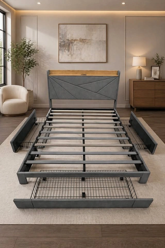 New Storage Bed Frame Queen Size - Clearance Sale! - photo 4