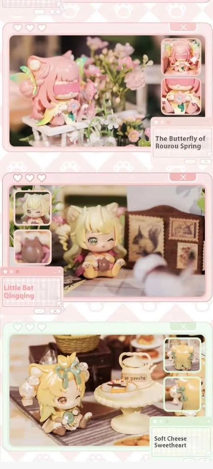 CUTMONIS Cute Collectible Blind Box Figures Set of 8 (Opened Box - photo 5