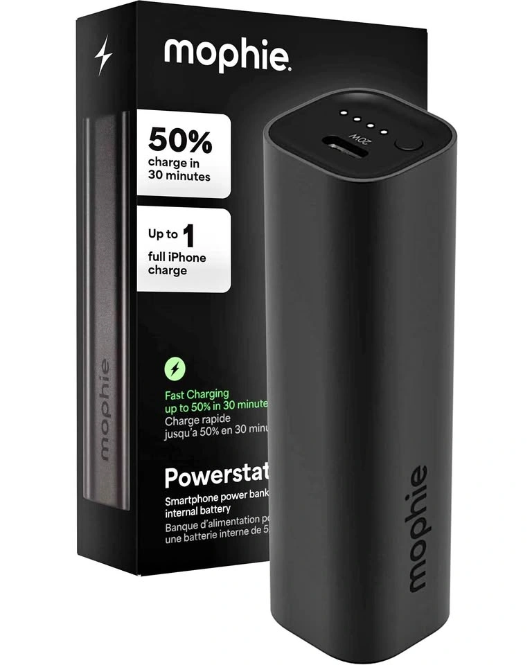 Mophie Cylinder Powerbank (5000 mah) + Wireless Charger