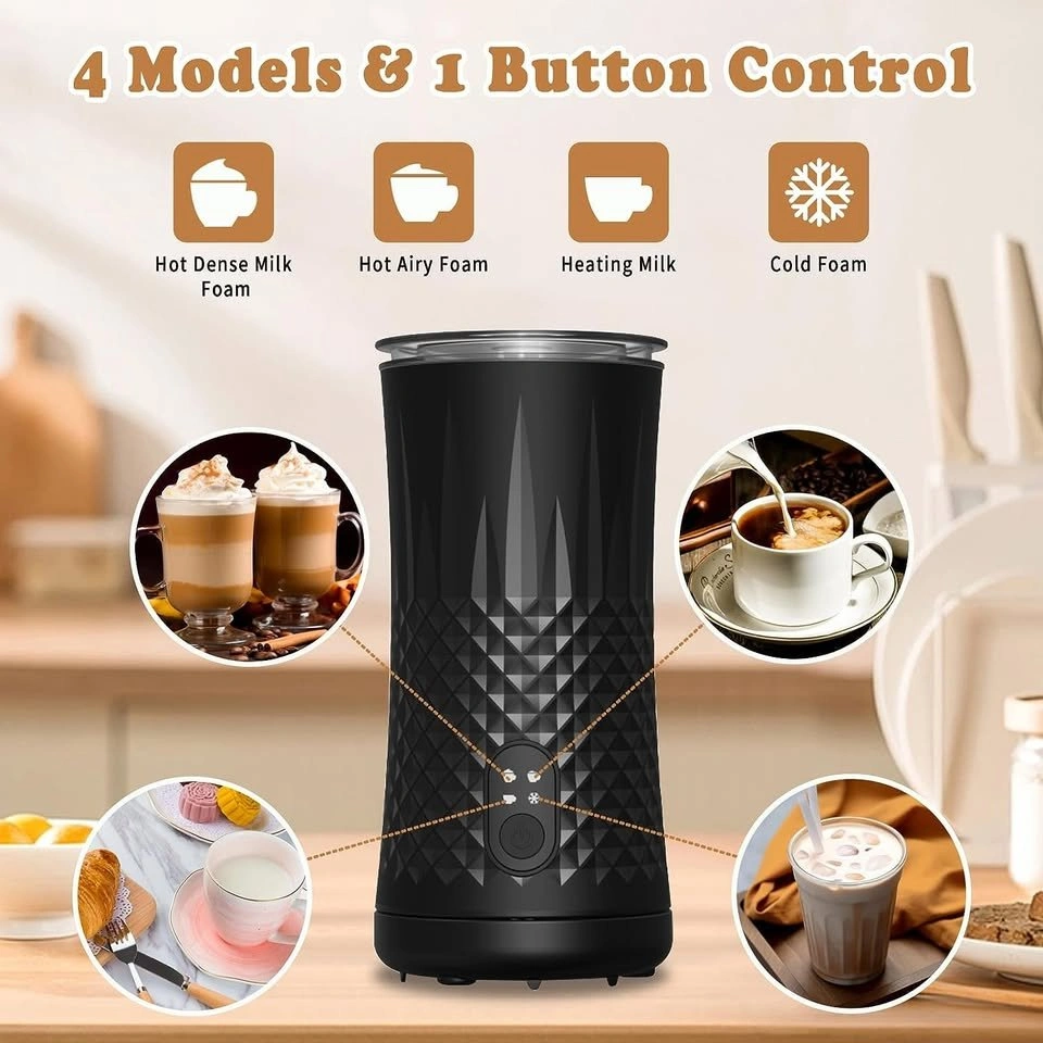 4-in-1 Electric Milk Frother and Steamer - photo 2