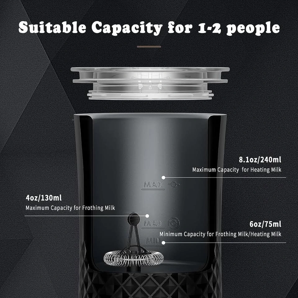 4-in-1 Electric Milk Frother and Steamer - photo 4