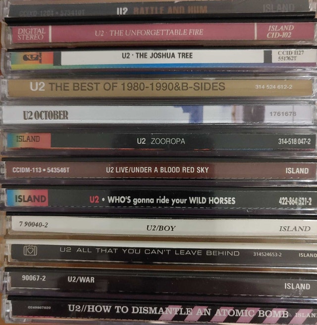 12 U2 CDs all for $10 - photo 2