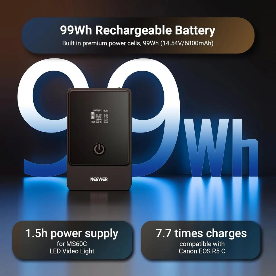 NEEWER 99Wh Mini V Mount Battery Fast Charge - Cash Only - photo 5