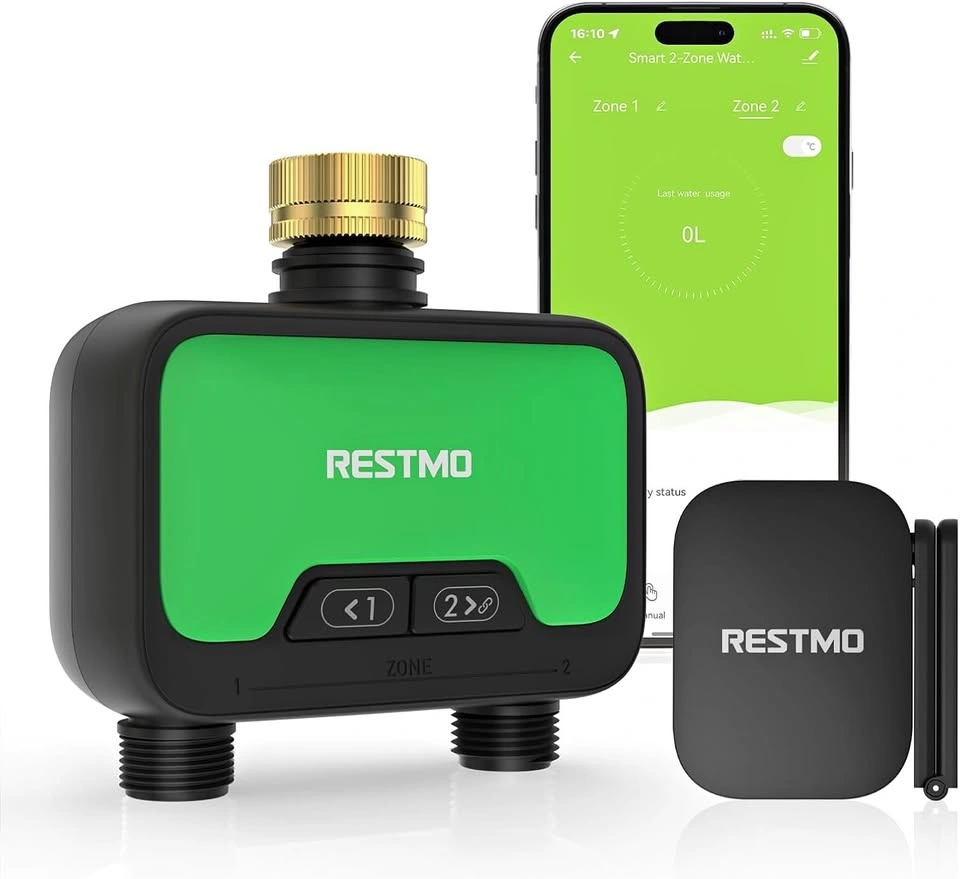 RESTMO Smart WiFi Garden Hose Water Timer - Cash Only