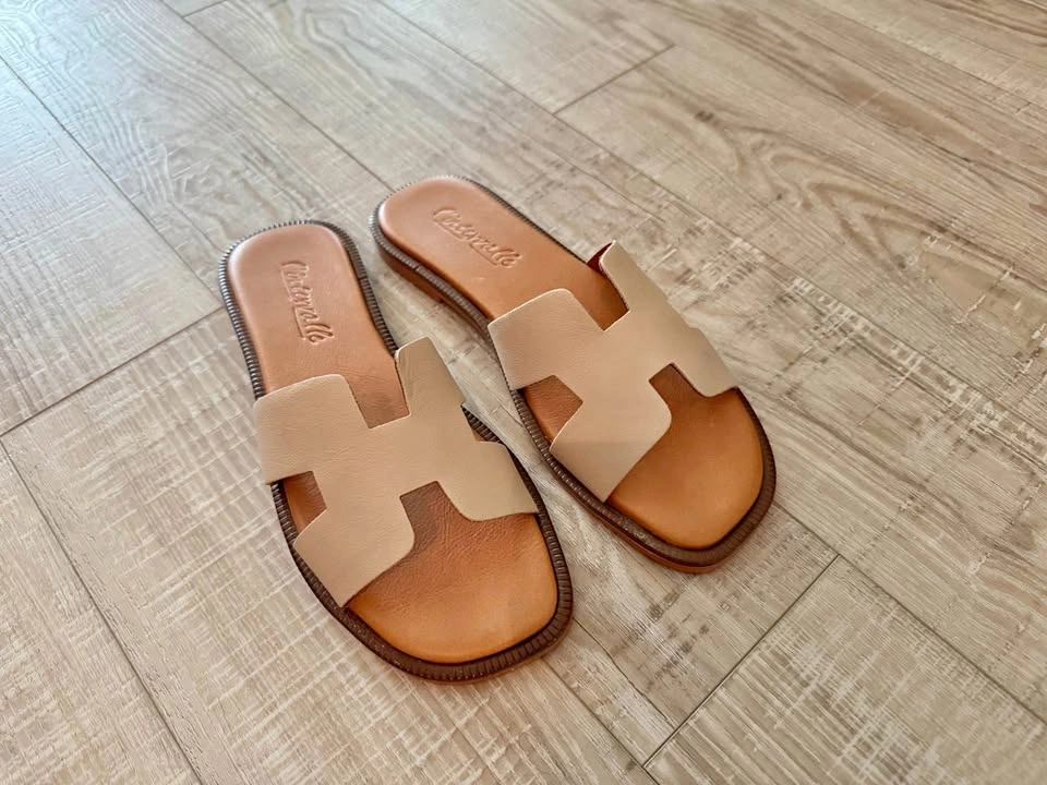 Brand new l’intervalle mule flats - Nude, size 9 (40)