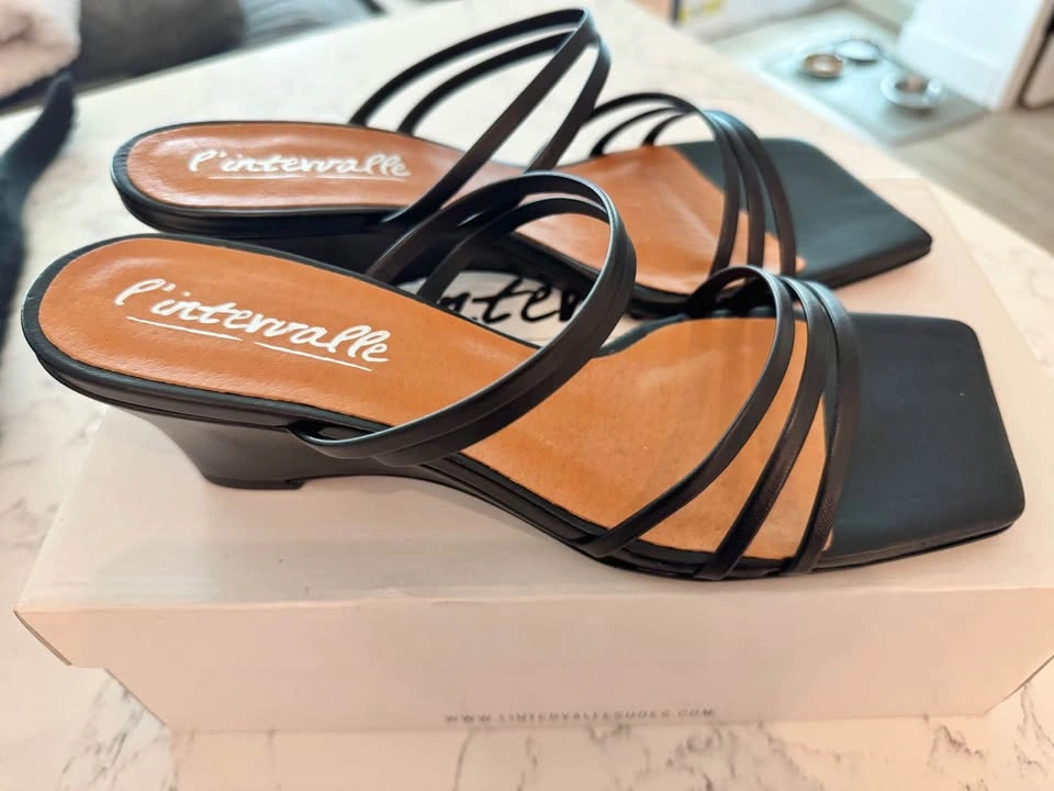 Brand new l’intervalle strappy mule sandals - size 9 (40) - photo 3