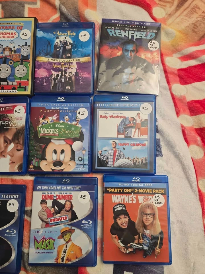 Blu-ray & DVD Movies (Double Feature) - $5 Each - photo 2