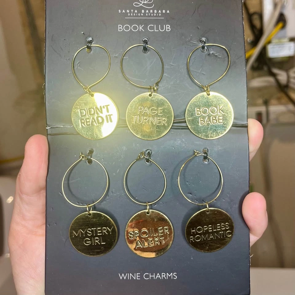 New Book Club Wine Charms - photo 3