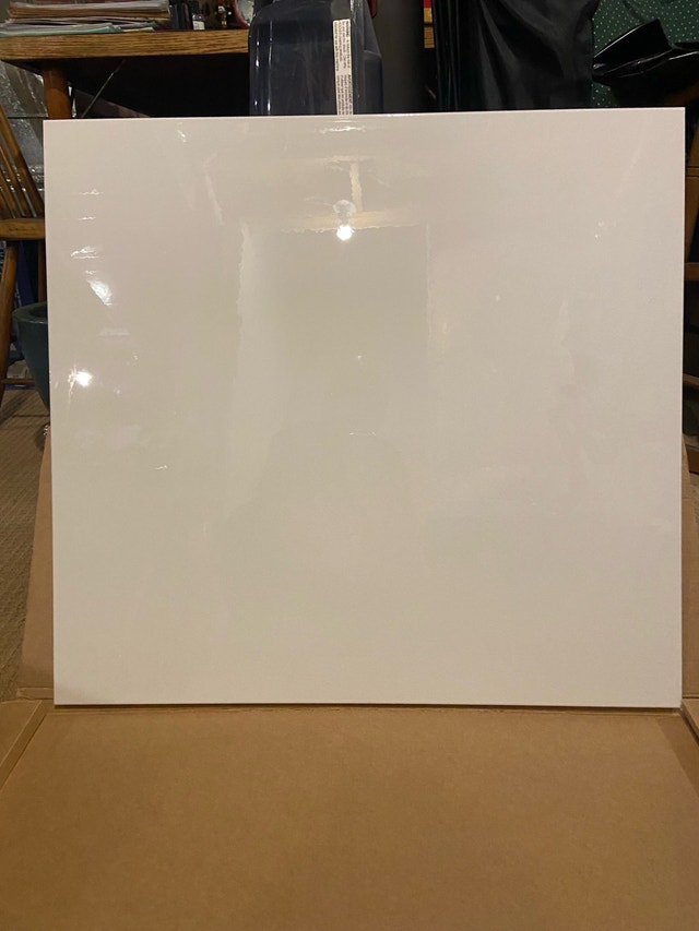 3 Ikea SELSVIKEN Cabinet Doors, High Gloss White with hinges