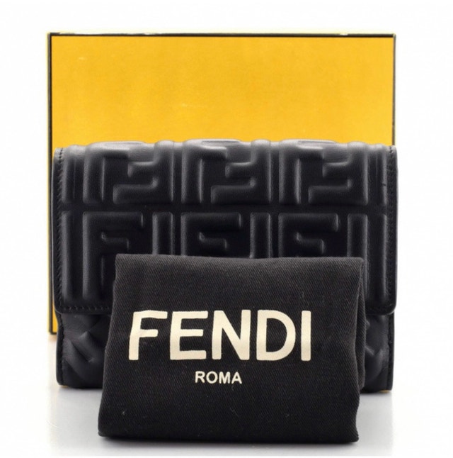 Authentic Fendi Embossed Monogram Napa - photo 2