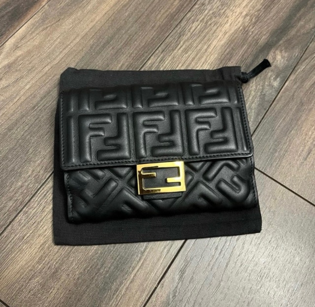 Authentic Fendi Embossed Monogram Napa - photo 5