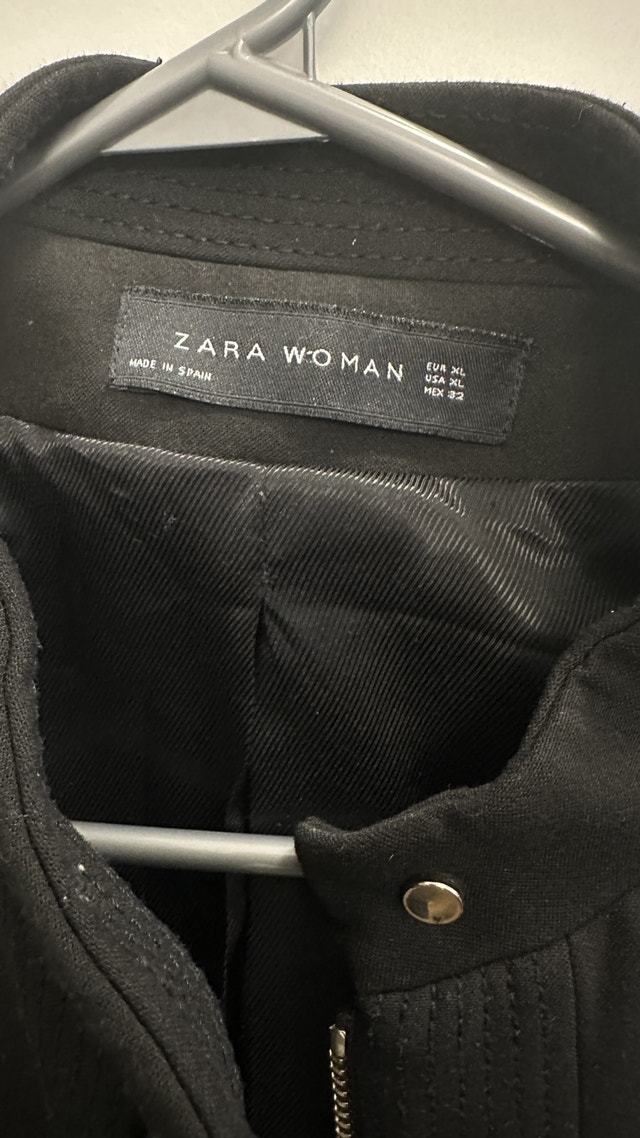 Zara Black Lightweight Shirt Jacket - photo 2