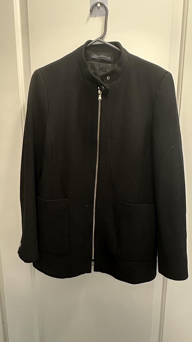 Zara Black Lightweight Shirt Jacket - photo 3