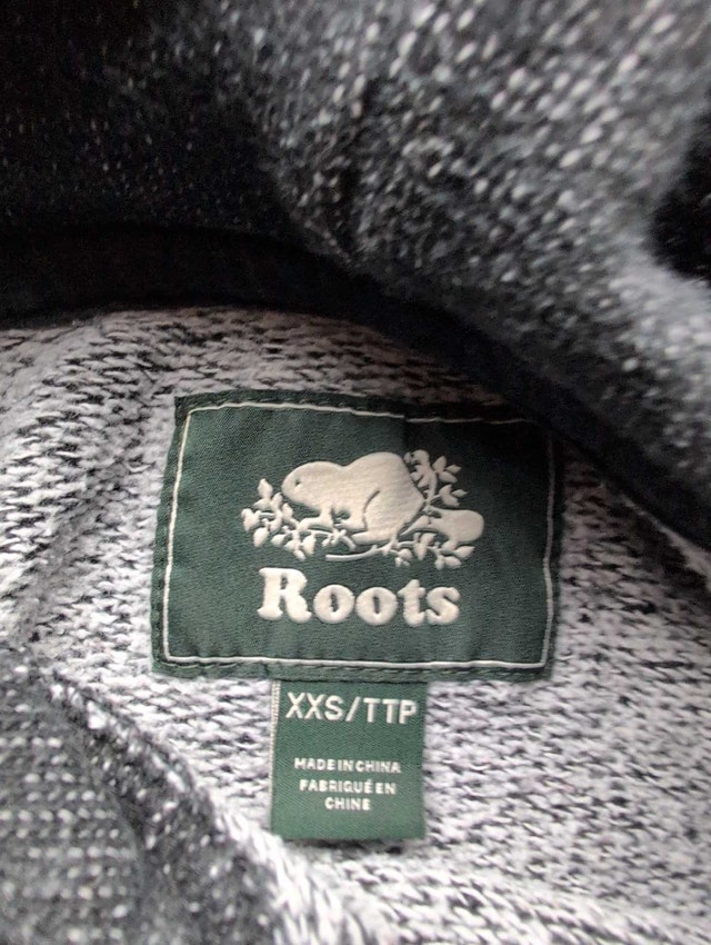 Roots Hoodie dark grey xxs extra small - photo 2