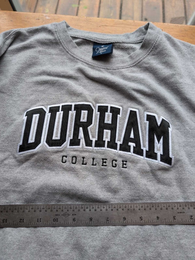 Comfort Fleece Durham College Grey Sweater - Large - photo 3