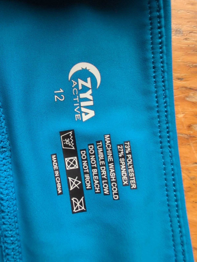 Zyia Active Leggings Size 12 Blue - photo 3