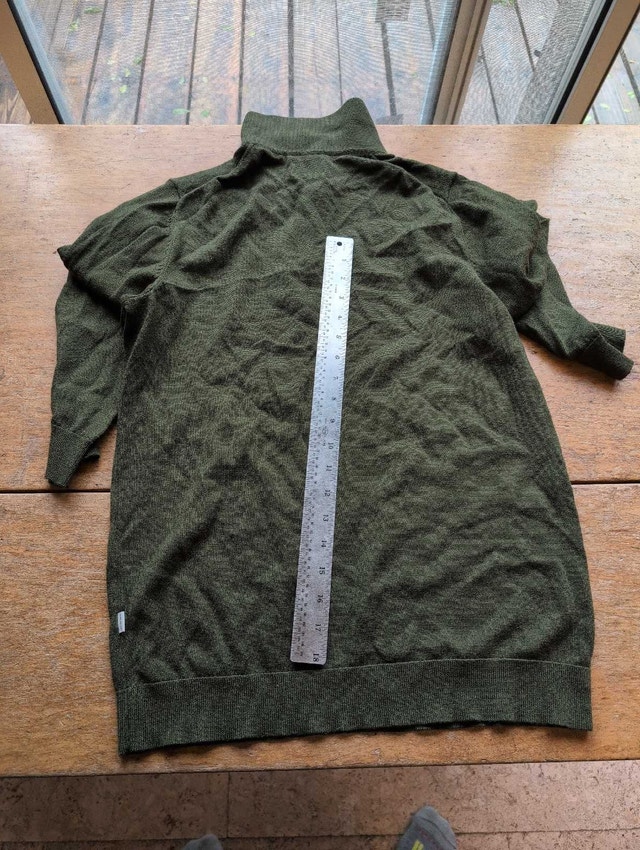 Frank and Oak Sweater Green Mens Small - photo 4