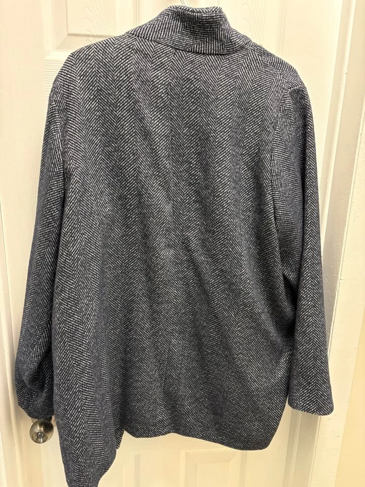 Old Navy Ladies XL Blue & White Blazer - photo 3