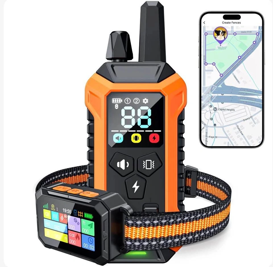 Meowant GPS Dog Fence & Training Collar - App Control, Waterproo