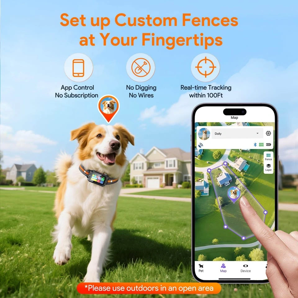 Meowant GPS Dog Fence & Training Collar - App Control, Waterproo - photo 2