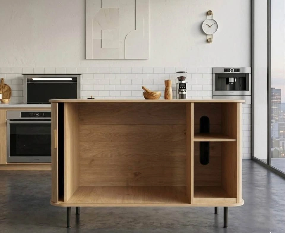 Assembled Oak Bar/Coffee Cabinet (Charging Station) - photo 4