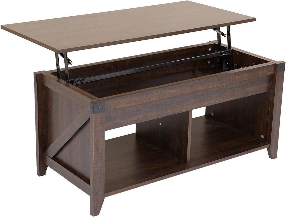 Farmhouse Lift Top Coffee Table with Storage - 41" - photo 3