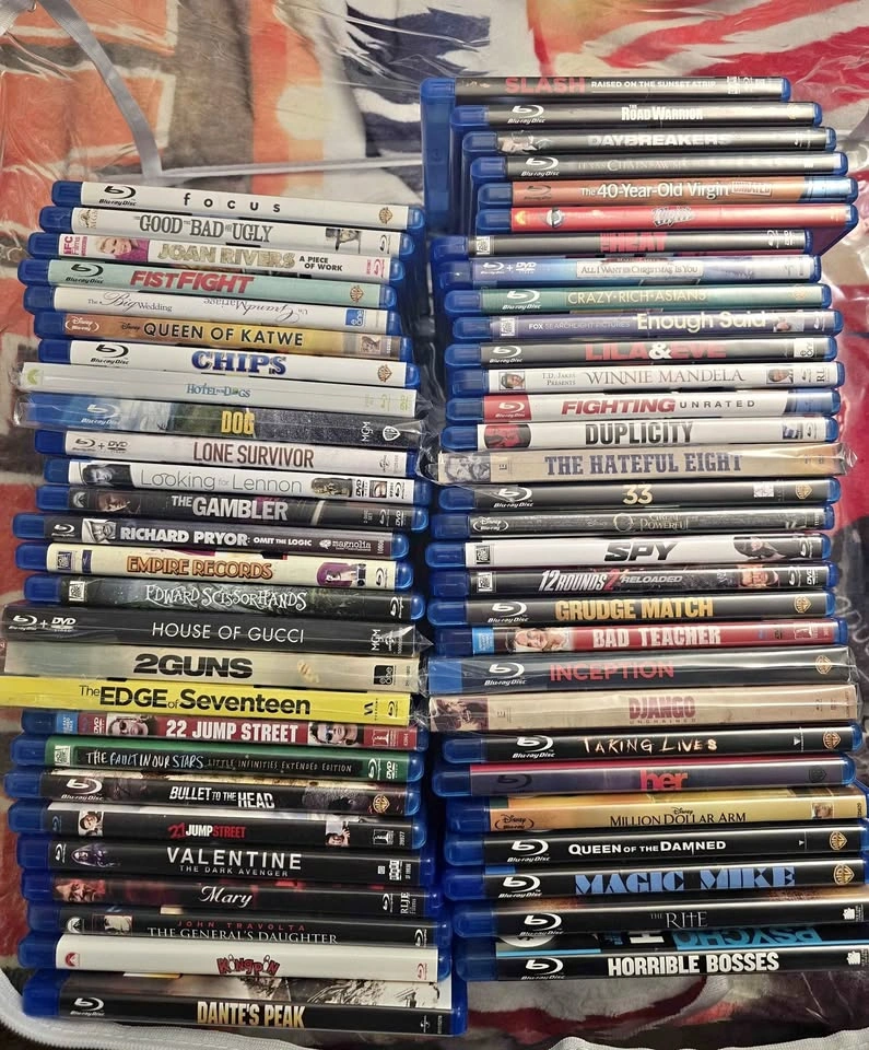 Assorted Movies Blu-ray ($3 each)