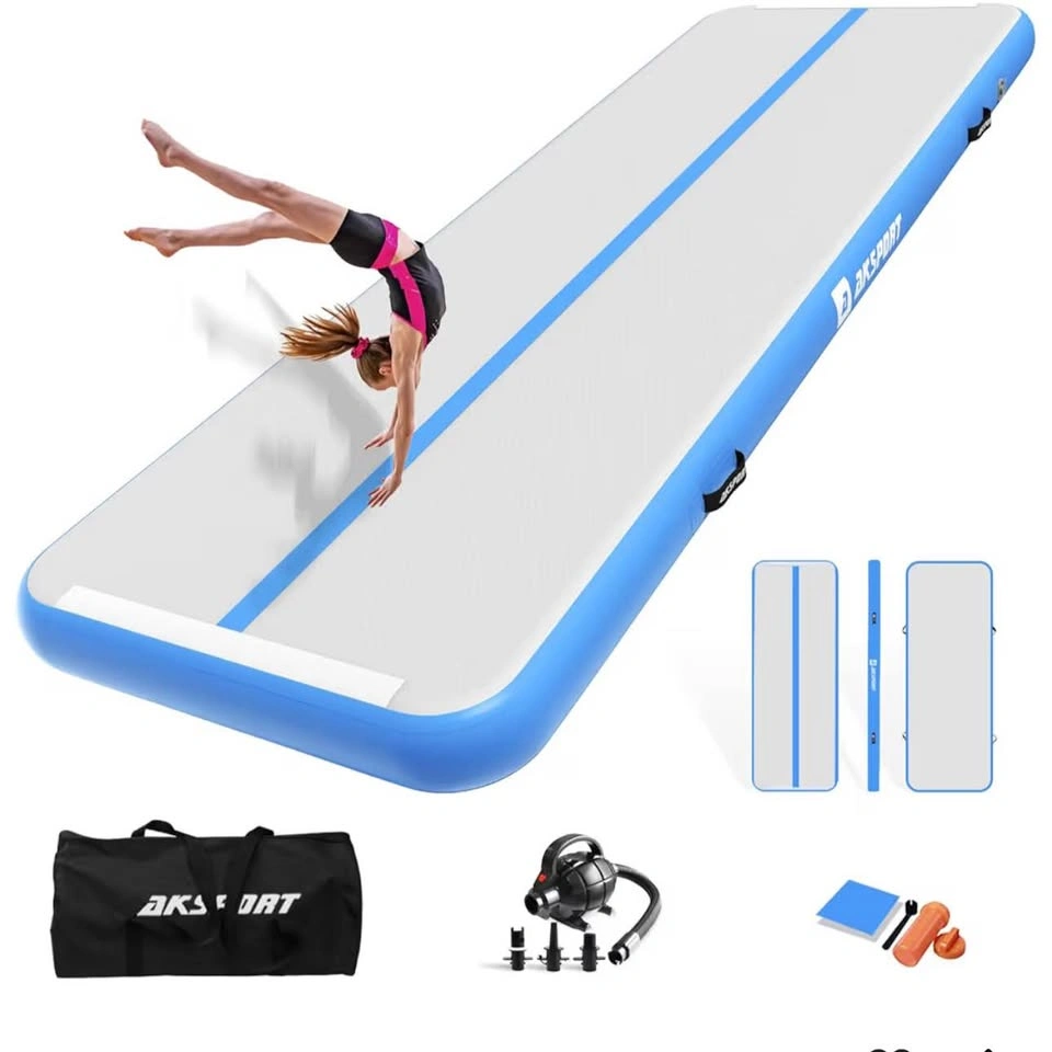 Brand New AKSPORT 10FT Inflatable Air Tumbling Mat with Pump - photo 2