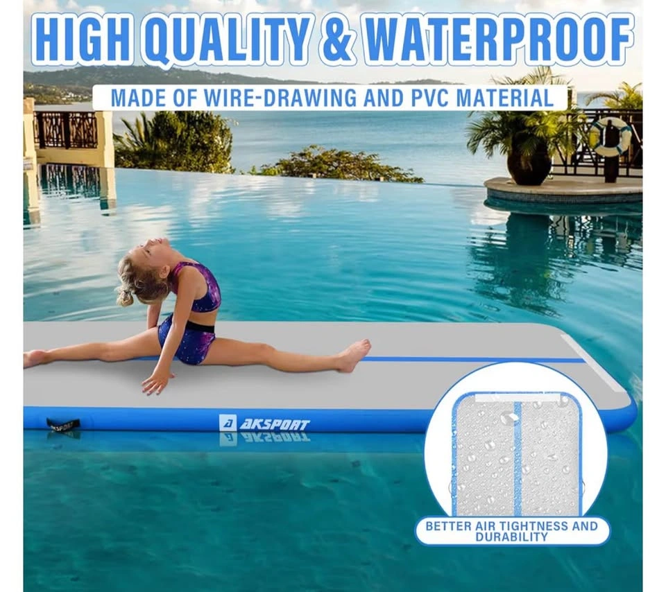 Brand New AKSPORT 10FT Inflatable Air Tumbling Mat with Pump - photo 4