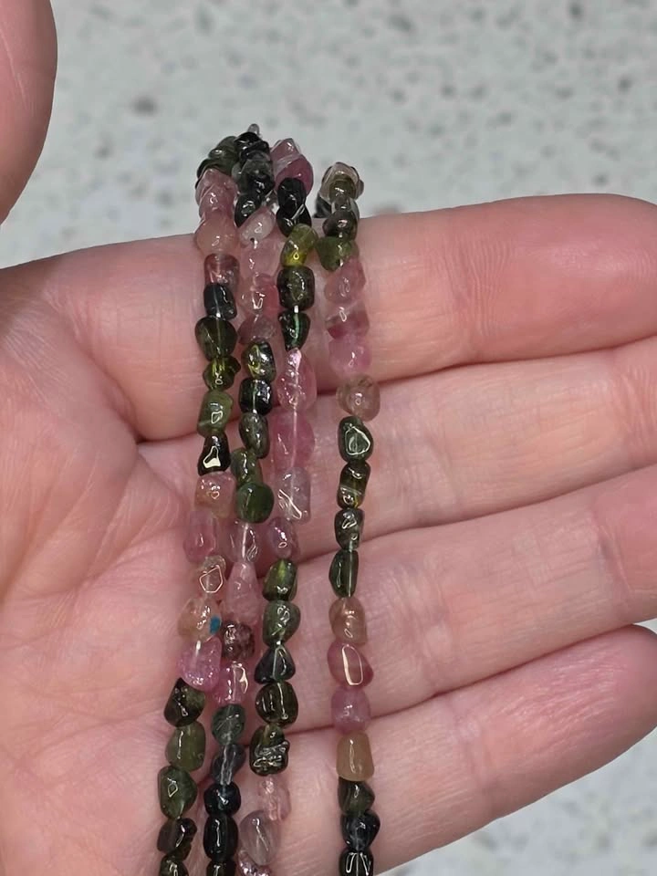 PINK & GREEN TOURMALINE Bracelet with Clasp - photo 4