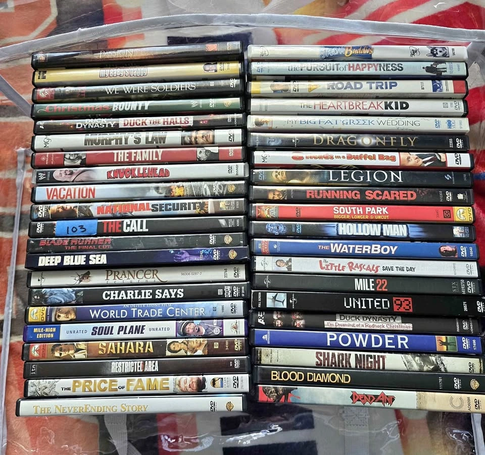 Assorted Movie DVDs BIG DEAL (2 for $1)