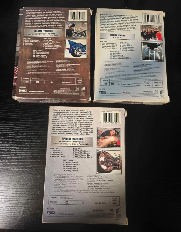 American Chopper The Series: Seasons 1-3 DVD Set - photo 2