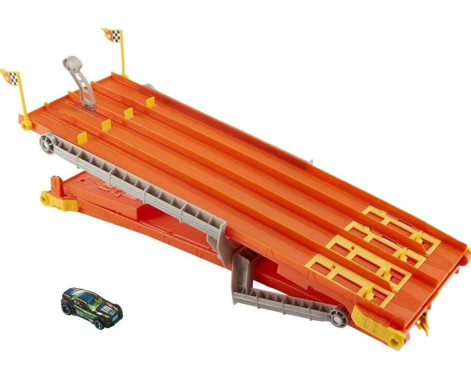 Hot Wheels 4-Lane Elimination Track Set Like New - photo 5