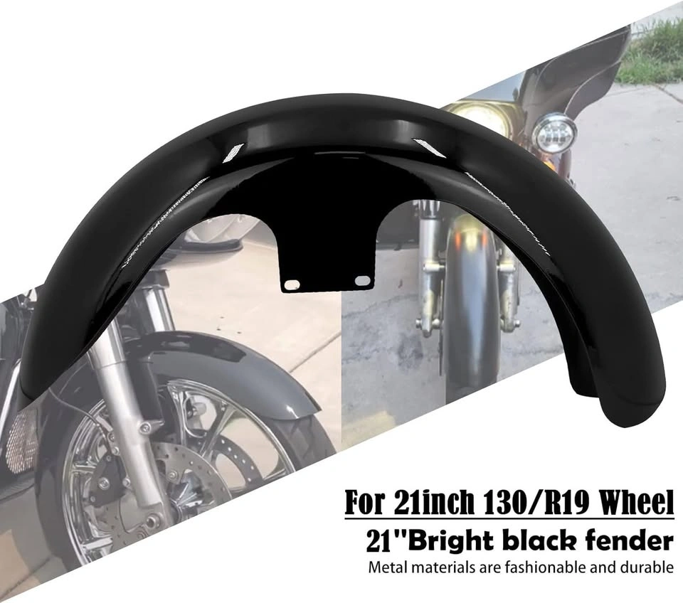 HDBUBALUS Motorcycle Front Fender for Harley Touring 1988-2023 - photo 2