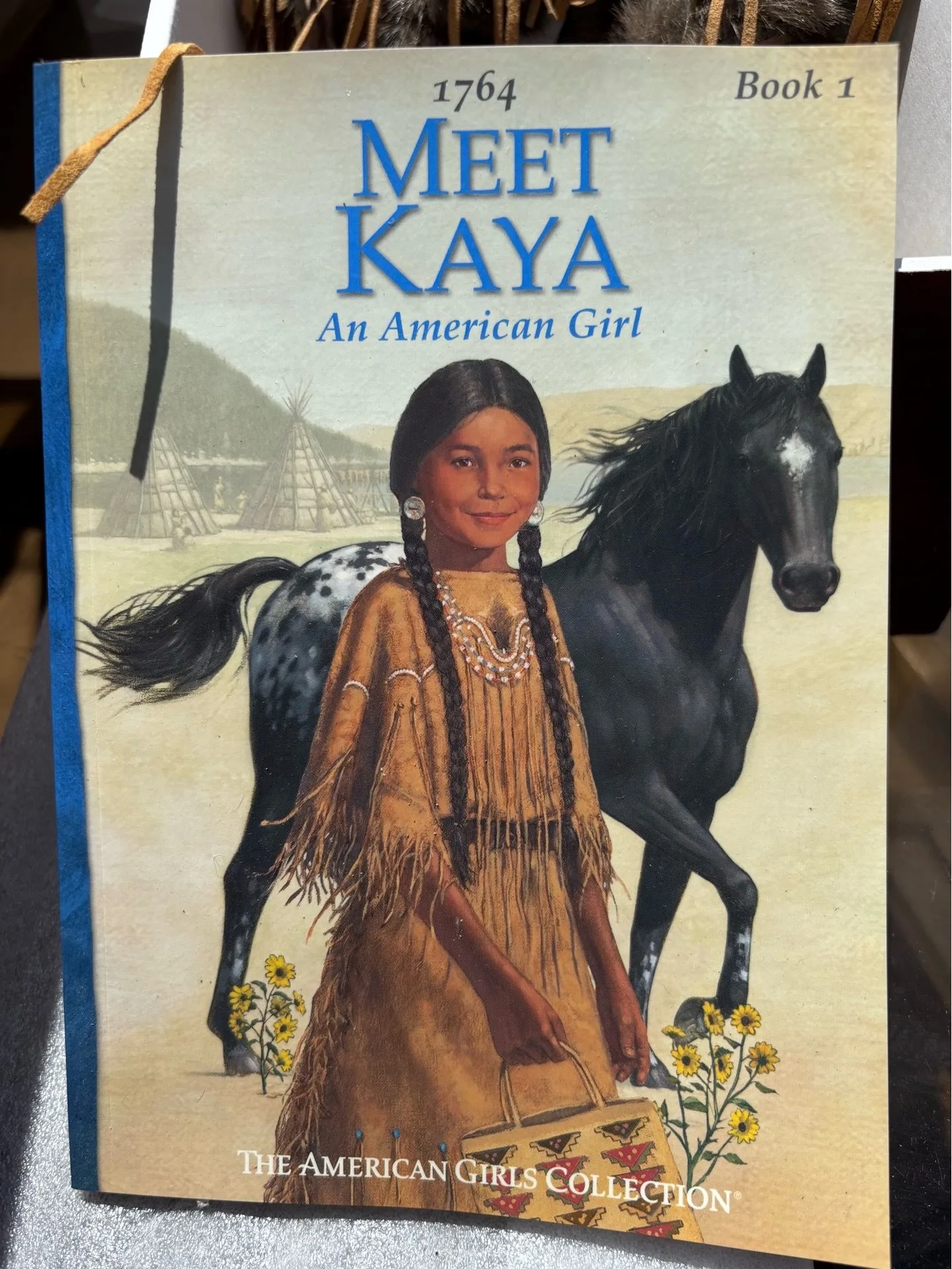 Kaya American Girl Doll w Teepee, Saddle, Shield and Tripod - photo 3