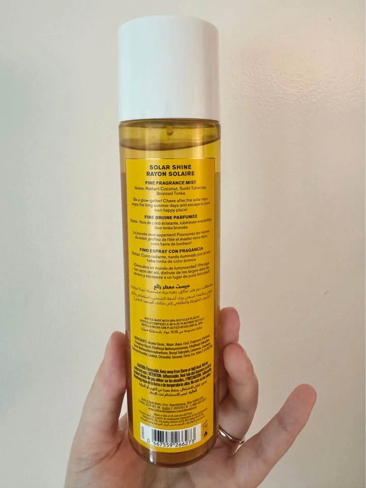 Bath & Body Works Solar Shine Fragrance Mist - photo 2