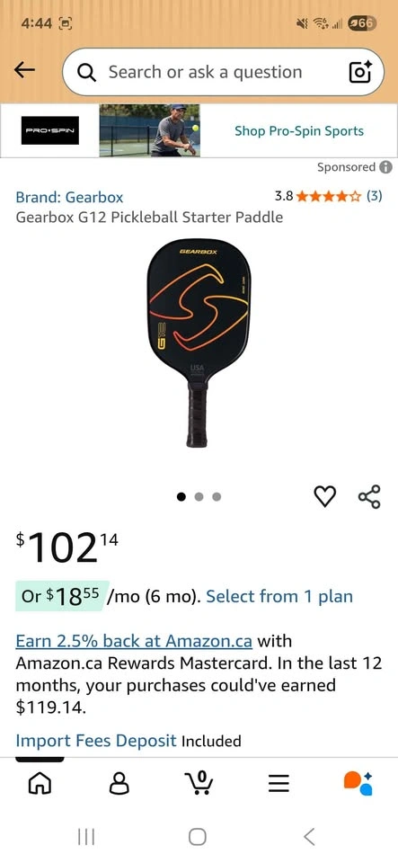 Pickleball Paddle Gearbox - photo 3